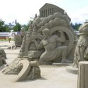 Parksville Sandcastle competition, Vancouver Island
