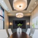 Modern boardroom. Leasehold Improvements by Westmark Construction.
