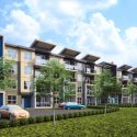 rendering of a nanaimo rental housing multifamily project by Westmark in Nanaimo, BC