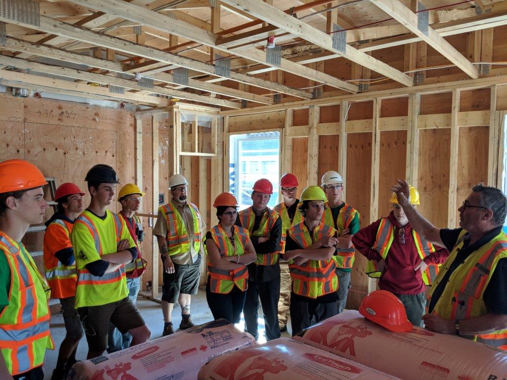 commercial construction nanaimo student tours